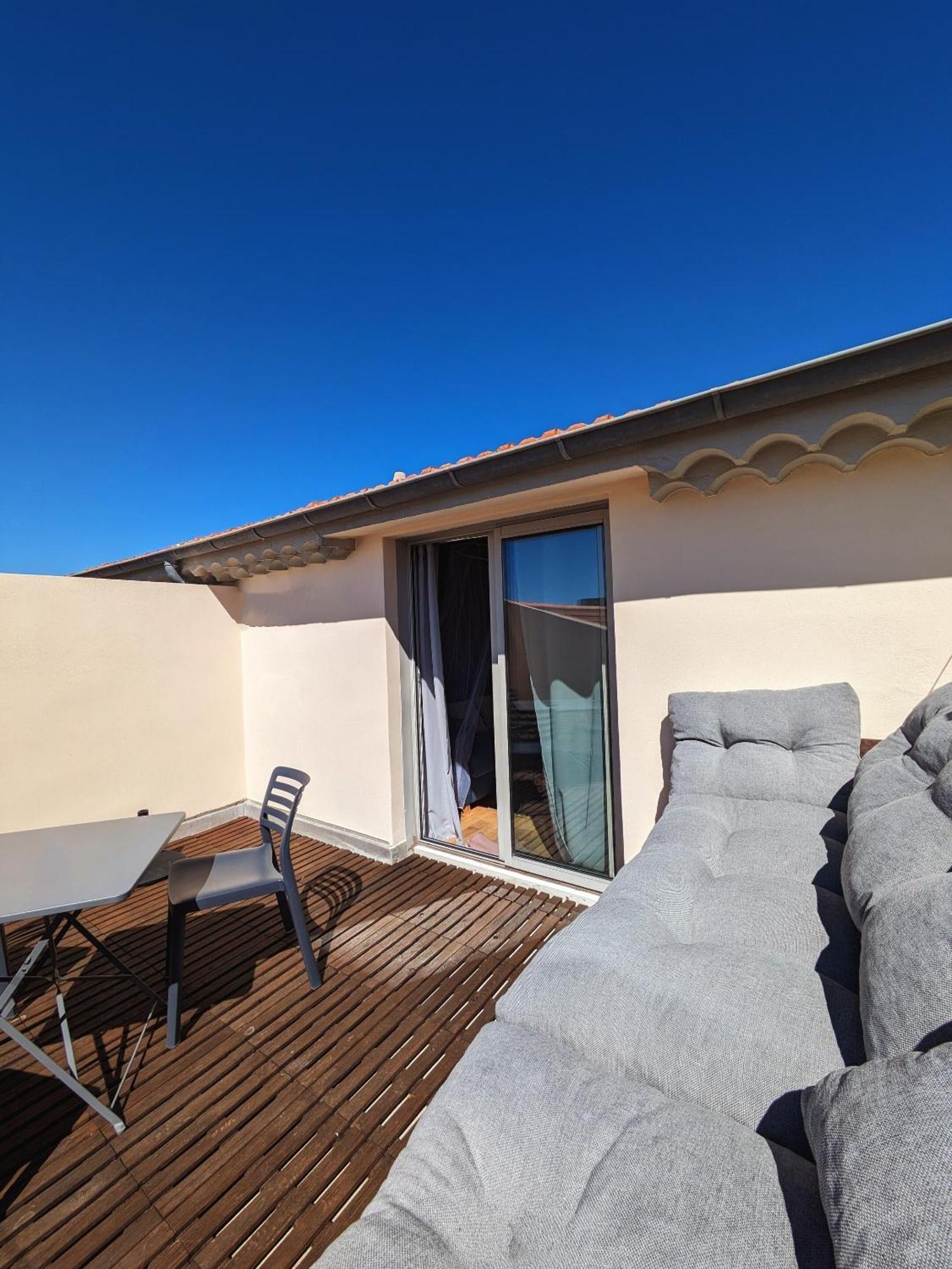 Studio Dernier Etage Le Nid D'Amour - Sejour Romantique, Mandara Beach, Juan-Les-Pins Exterior foto